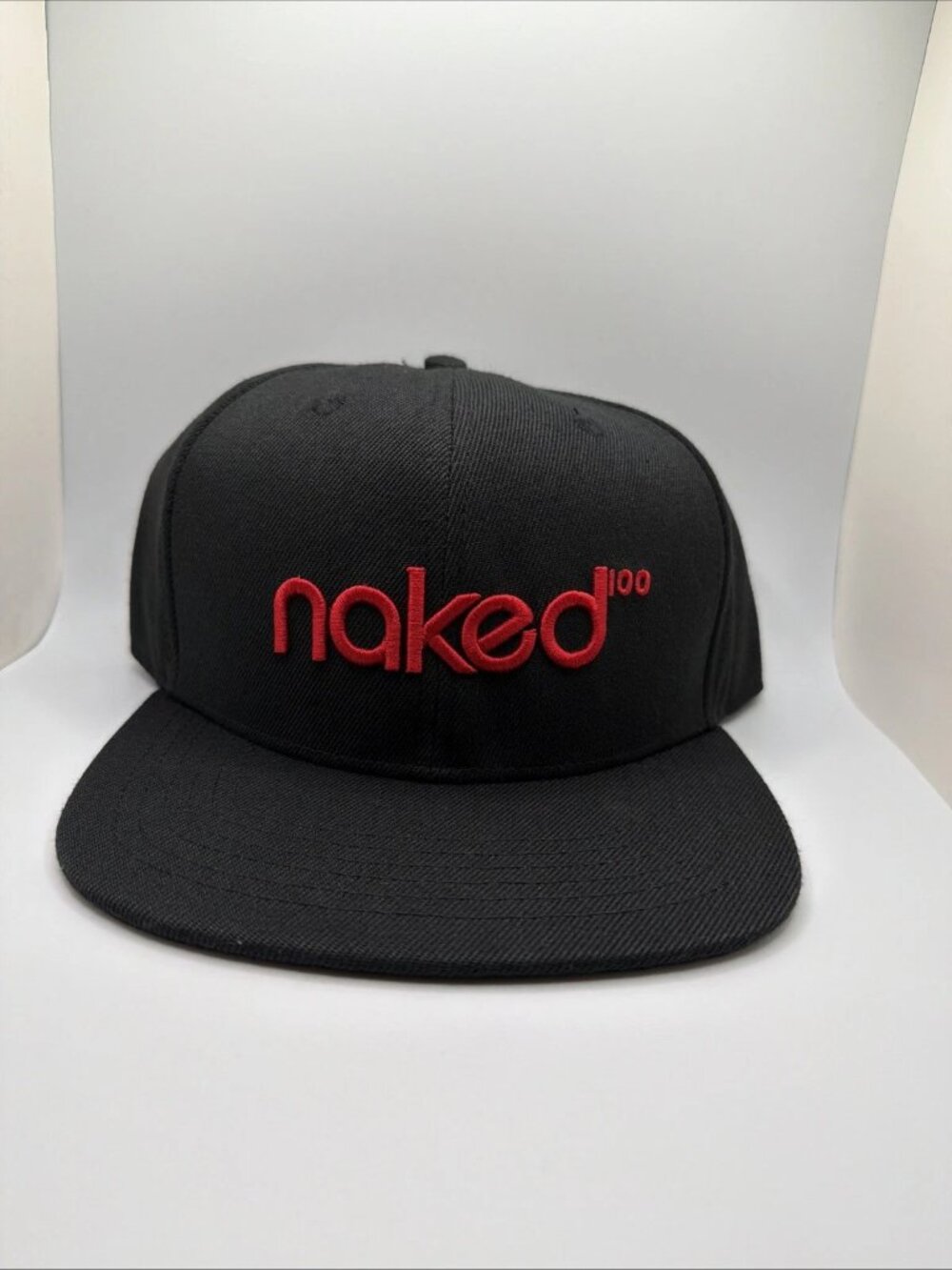 NAKED 100 Baseball Hat Cap Adult Snapback Adjustable Red, Black